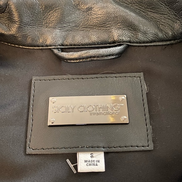 Faux Leather Overshirt - Picture 3 of 3